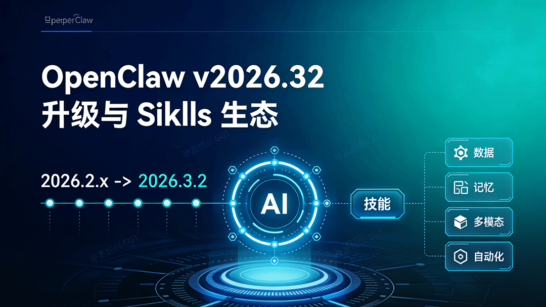 Featured image of post OpenClaw 最新版体验：v2026.3.2 升级了什么？
